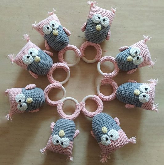 Houten Bijtring – “WoodWhimsy” Handgemaakte Rammelaar