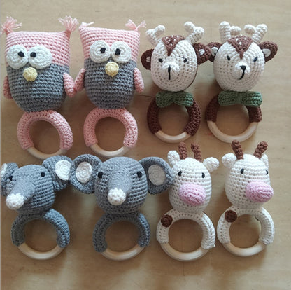 Houten Bijtring – “WoodWhimsy” Handgemaakte Rammelaar