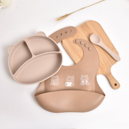 Baby Eetset – “BearBite” Silicone Serviesset