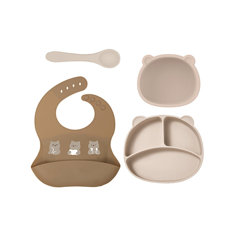 Baby Eetset – “BearBite” Silicone Serviesset