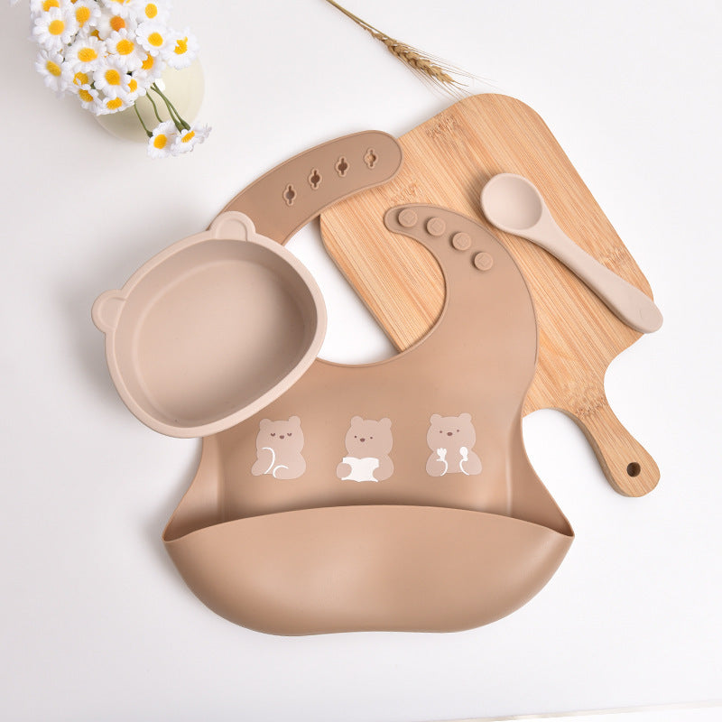Baby Eetset – “BearBite” Silicone Serviesset