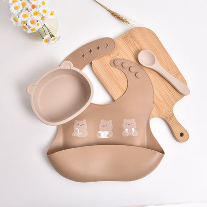 Baby Eetset – “BearBite” Silicone Serviesset