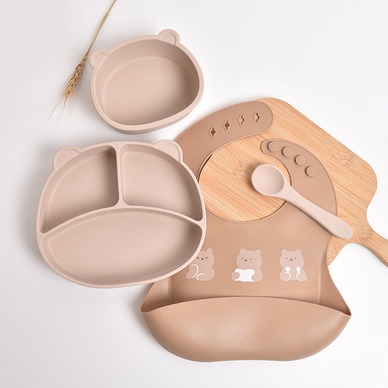 Baby Eetset – “BearBite” Silicone Serviesset