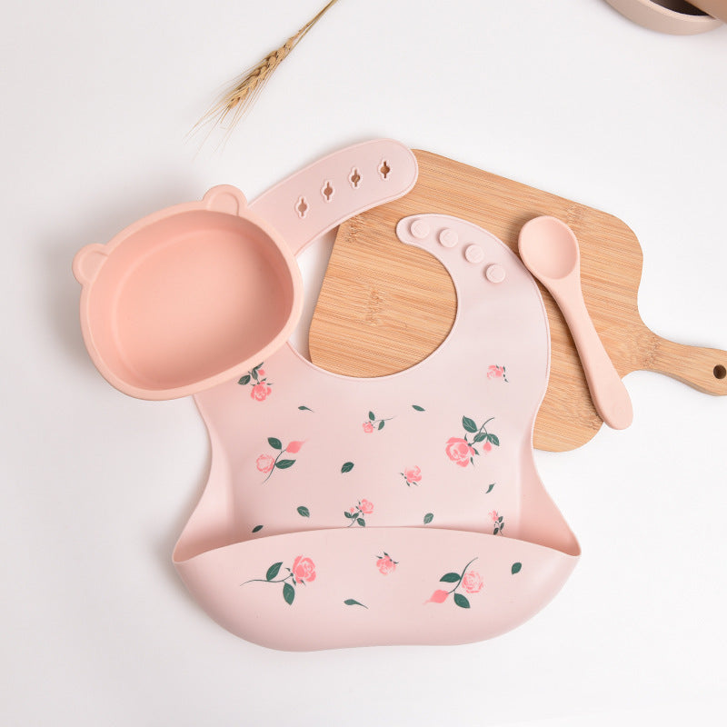 Baby Eetset – “BearBite” Silicone Serviesset