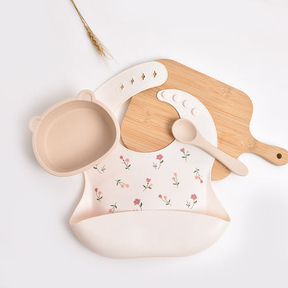 Baby Eetset – “BearBite” Silicone Serviesset